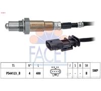 FACET Sonda Lambda 4 Cables Calentada Sonda Planar Hilo Engrasado para Volvo