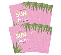 FaceTory Sun Bae - Mascarilla calmante con hojas de aloe vera, calmante e hidratante (10 unidades)