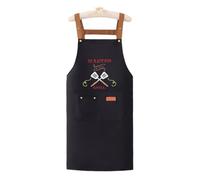 FaceYee Delantal de lona impermeable Coffee Teach Sleep Repeat para cocinero, barbacoa, decoración, Master of the Grill, 70cm (W) x 80cm (H)