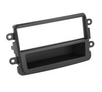 Fachada de radio de coche 1-DIN con bolsillo vacío compatible con Dacia/Fiat/...