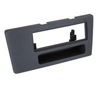 Fachada de radio de coche 1 DIN con bolsillo vacío compatible con Volvo S60/V...