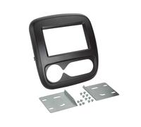 Fachada de radio de coche 2-DIN compatible con Fiat/Nissan/Opel/Renault con c...