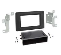 Fachada de radio de coche 2 DIN con bolsillo vacío compatible con Opel Movano...
