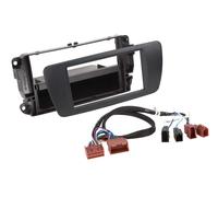 Fachada de radio de coche 2 DIN con bolsillo vacío compatible con Seat Ibiza ...