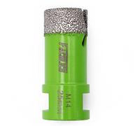 FACHLICH Broca de Diamante,25mm M14 Vacío Soldadura para Perforación en Seco Porcelana Azulejo Granito Mármol