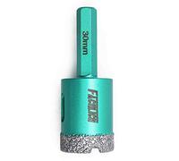FACHLICH Broca de Diamante 30MM Vacío Soldadura para Perforación en Seco Porcelana Azulejo Granito Mármol