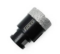 FACHLICH Broca de Diamante 40MM Vacío Soldadura para Perforación en Seco Porcelana Azulejo Granito Mármol M14