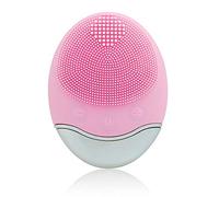 Facial Cleansing Brush, Sonic Face Cleanser and Massager Brush Masager Electric Deep Cleansing Skin Care Cleansing System(Rosado)