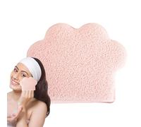 Facial Cleansing Sponge, Amplied Cat Paw Design Compressed Facial Sponges, Glove-Type Cosmetic Removal Wipes, Soft And Gentle Makeup Remover For Bathing Accessories, 13 x 0,78 in