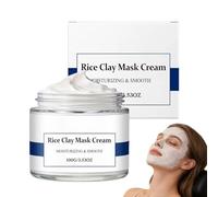 Facial de Arcilla,Iluminadora, anti-enrojecimiento, hidratante y belleza | Facial de Arroz Nocturna,para Cuidado de la Piel en Casa, Mujeres y Hombres