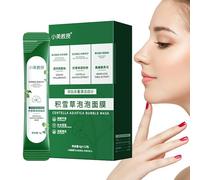 Facial de burbujas de centella asiática - Mascarilla limpiadora de burbujas | Mascarilla hidratante para reducir los poros, limpieza profunda y control de grasa, eliminador de Aokley