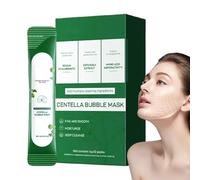 facial de burbujas, máscara de burbujas - 12 piezas crema hidratante natural limpiador de poros reafirmante calmante hoja de limpieza para dormir