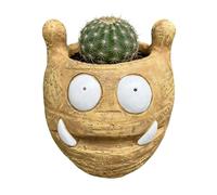 Facial Expression Flower Pots Cute - Modern Resin Planter Desk Decor, Funny Plant Holders | Perfect Ideal Suitable for Home Bedroom Kitchen Farmhouse Indoor Outdoor Garden Yard Patio