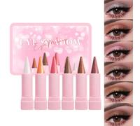 Facial Liner Pen - 6Pcs Waterproof Glitter, Eyeshadow Beauty Set | Long-Lasting Eye Liner for Beauty Lovers Wedding Cosplay Fans Performers Brides Students Stage Performance Special