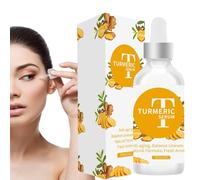 facial para mujer | 30 ml Extracto de cúrcuma orgánico Esencia facial iluminadora Corrector de manchas oscuras,Hidratante no graso Cuidado de la piel para piel seca, enrojecimiento y manchas en