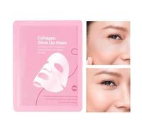 Facial | Productos Faciales Resplandor 4 Piezas | Hidratante Nutritiva Firmeza Tensado Parches | para Ojos Cuello Spa