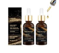 Facial Serum, Liquid Solution Anti Aging Serum, Vitamin C & E Serum, Boosts Skin Collagen Production, Diminishes Fine Lines & Wrinkles for a Youthful Glow (2PCS)