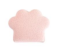 Facial Sponges, Face Cleansing Sponge, Enlarged Exfoliator Pad Cat Paw Shape Design, Glove Type Scrubber Tool, Cosmetic Removal Wipes for Bathing and Skin Care Routine, Color Pink or Purple