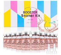 Facial Starter Kit Serum Hyaluronic acid Essenz Skincare Kit, Agua Cultivo de Células Madre Ampolla 8 ml 12 Unidades, Varios Extractos Botánicos Hidratar Piel Seca Essence Kit
