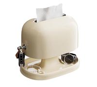Facial Tissue Holder, Spring Support Desktop Organizer, Retro-Style Napkin Dispenser, Size: About 22 x 15 x 18.5cm Hook, Ideal for Kitchen, Restaurant and Countertops Weight 310g