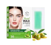 Facial Wax Strips, Gentle Remover, 3.9x2.7x0.78 Inches 30 Sheets, Portable Hair Removal, Beauty Supplies, Best Usage Accessory for Mom Wife Daughter Girlfriend Girls Adults Lovers Family & Daily Care