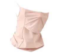 faciales para mujeres, cubierta facial en bicicleta | de cara de protección UV,Suministros cálidos de bloqueo UV suave para la gestión de camping de pesca de yoga, Rosa, M