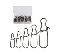 Facikono Fishing Duo Lock - Broches giratorios para agua salada, agua dulce, cambio rápido, conector de señuelos de aparejos ligeros