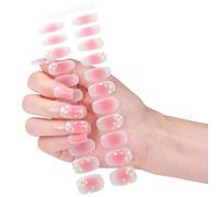 Fácil de aplicar uñas de gel envoltura completa en manicura no necesita lámpara manicura en casa esencial para uso doméstico