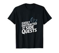 Fácil de distraer por misiones secundarias RPG Videojuego Camiseta