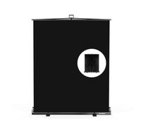 【Fácil de instalar】 RAUBAY 200 x 152 cm Panel de teclas de foto plegable Chroma portátil negro con soporte de videoconferencia, estudio de fotos, streaming.…