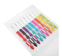 Fácil de sostener, Suave y Seguro, Duradero en Uso, Gancho de Hilo de Ganchillo, Juego de Ganchos de Ganchillo fácil de Llevar, Novia de mamá para(Plastic Blister Packaging)