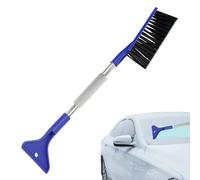Fácil de usar: As an ice scraper for car windshield, its no-assembly design provides time-saving convenience and ensures sudden snow readiness, granting instant access to effectively remove ice