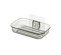 Fácil Instalación Jabonera Soporte para Pared de Cocina Plato Sin Taladro Drenaje Transparente Moderno Baño Champú Barra DuchaContenedor B