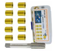 Fácil instalación M12x1.25 bujías Inserto de reparación de roscas para extender la vida útil del motor en garajes, varios vehículos, bujías, reparación de roscas