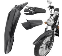 Fácil instalación que absorbe los golpes | Guardabarros para motocicleta - Protector contra salpicaduras trasero para motocicleta | para desplazamientos por carretera Turismo Aventuras en todo tipo