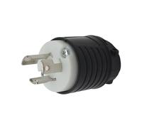 Fácil Instalar Autocaravanas Conector Eléctrico De Corriente Enchufe 15a 125V 3 Enchufe De Reemplazo Alambre con Terminales Latón Conector Eléctrico con Contactos Cobre