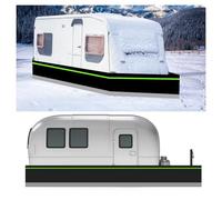 Fácil montaje, faldón de autocaravana de 95 cm de alto para quinta rueda, resistente al viento y a la nieve, 38 m