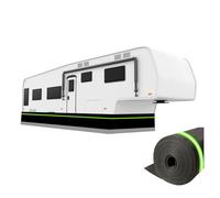 Fácil montaje, faldón de autocaravana de 95 cm de alto para quinta rueda, resistente al viento y a la nieve, 22 m