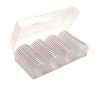 Fácil organización para tu colección de monedas, caja de almacenamiento organizadora de colección de 60 piezas con forro de espuma ajustable, para mayor durabilidad y larga duración (B)