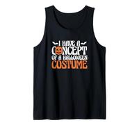 Fácil Perezoso Halloween Divertido Tengo Un Concepto De Un Halloween Camiseta sin Mangas