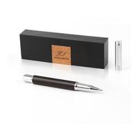 Facile Scriptum Escritura fácil | Bolígrafo Roller Premium Fabricado en Metal y Madera con una Bonita Caja de Regalo Modelo Ambitio Black Escribir y Regalar | Sándalo Negro