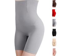 Facilitya Pantalones de levantamiento de abdomen y cadera, Advocaty pantalones de levantamiento de abdomen y cadera, faja moldeadora de cintura alta para mujer, gris, 4XL