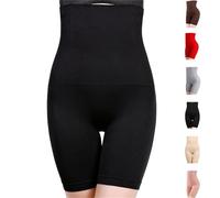 Facilitya Pantalones de levantamiento de abdomen y cadera, Advocaty pantalones de levantamiento de abdomen y cadera, faja moldeadora de cintura alta para mujer, Negro, 4XL