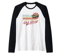 Fácilmente distraído por Coches Antiguos Humor Vintage Classic Car Camiseta Manga Raglan