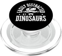 Fácilmente distraído por dinosaurios paleontología paleontólogo PopSockets PopGrip para MagSafe
