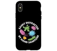 Fácilmente distraído por el desinfectante de manos Germafobia Carcasa para iPhone X/XS