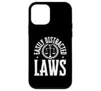 Fácilmente distraído por las leyes Abogado abogado divertido Carcasa para iPhone 12 mini