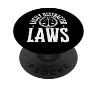 Fácilmente distraído por las leyes Abogado abogado divertido PopSockets PopGrip Adhesivo