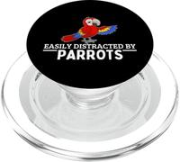 Fácilmente distraído por Loros Funny Parrot PopSockets PopGrip para MagSafe