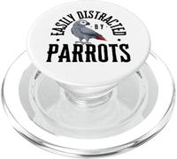 Fácilmente distraído por Loros Funny Parrot PopSockets PopGrip para MagSafe